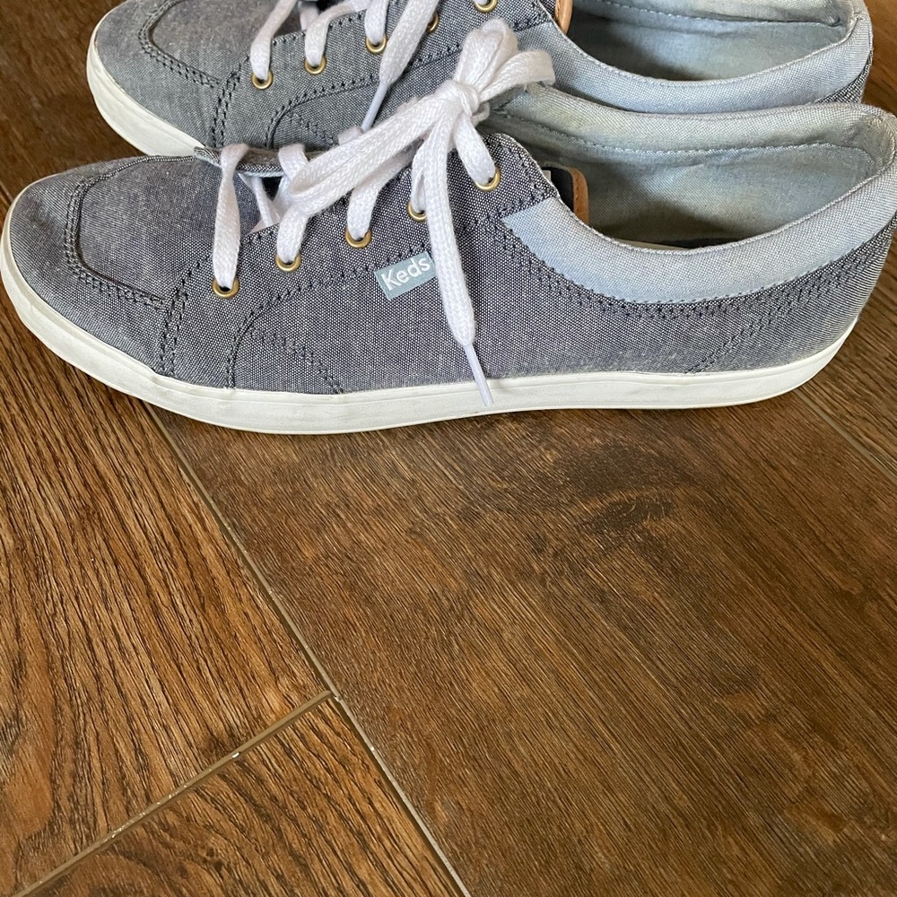 Keds women’s size 9 like new wore one time blue - Picture 2 of 6